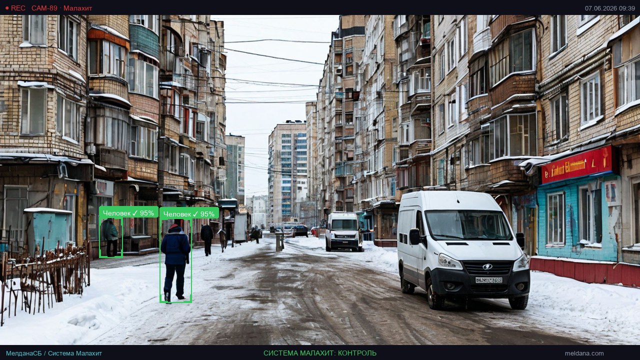 Детекция очереди в МФЦ с помощью видеоаналитики Малахит